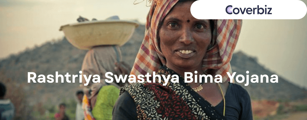 A woman labourer seen in a work field under the Rashtriya Swasthya Bima Yojana 